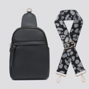 Sling Bag - Black Leopard